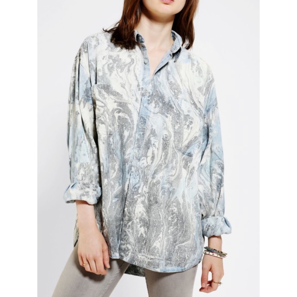 Vintage Dyed Eddie Bauer Button Up